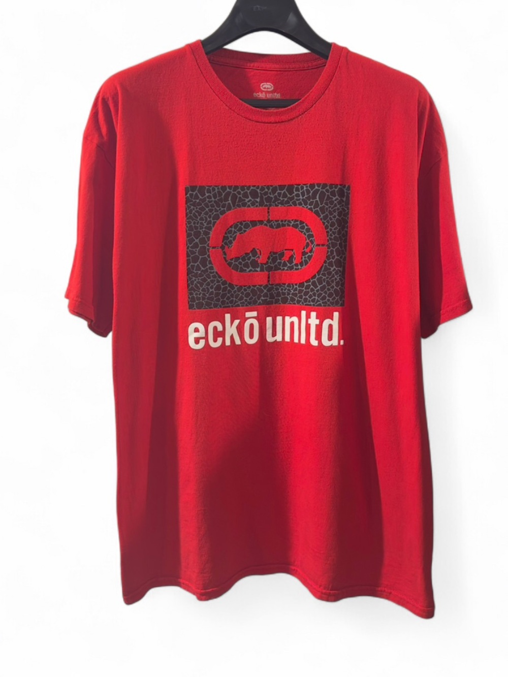 VTG Y2K Ecko Unlimited Red Graphic T-Shirt Size Men’s XL